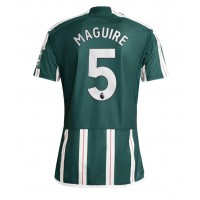 Fotballdrakt Herre Manchester United Harry Maguire #5 Bortedrakt 2023-24 Kortermet
